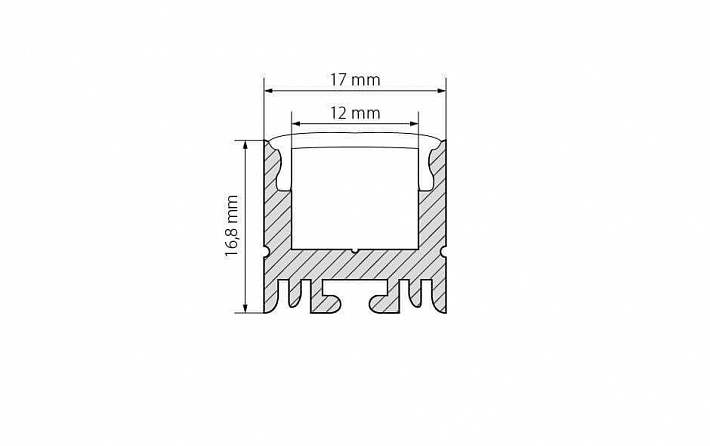 Профиль Arlight ARH-LINE-1716-2000 ANOD 018685