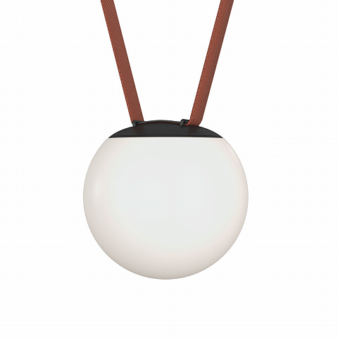 DK5551-BK Cветильник для трека-ремня Belty, серия Orb, со светодиодом, D150*H147мм, 48V DC, 10W, RA90, 120°, 3000K, IP20, белый, акрил