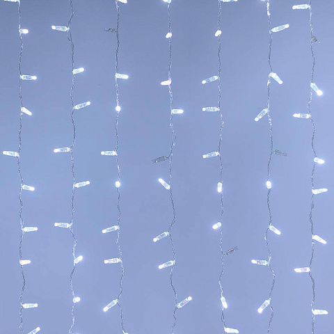 Уличная светодиодная гирлянда Ardecoled занавес 230V белый ARD-Curtain-Classic-2000X3000-Clear-760Led-Blink White 024868