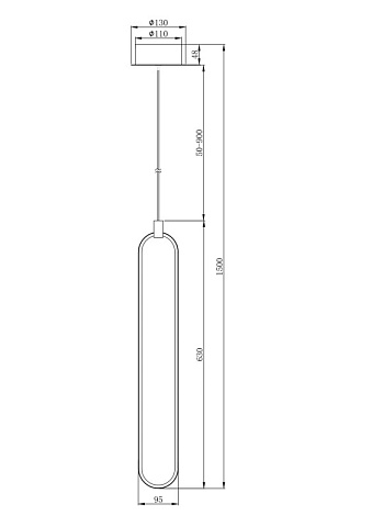Подвесной светильник Maytoni MOD017PL-L13N