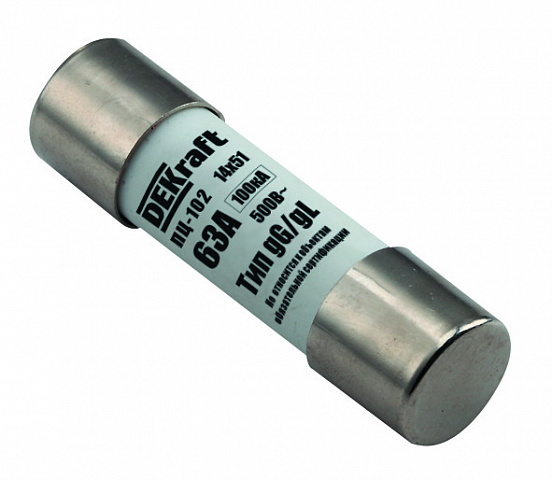 Dekraft Предохранитель цилиндрич. 63A 14x51 ПЦ-102