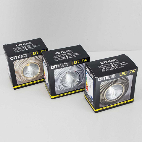 Встраиваемый светодиодный светильник Citilux Дзета CLD042W1