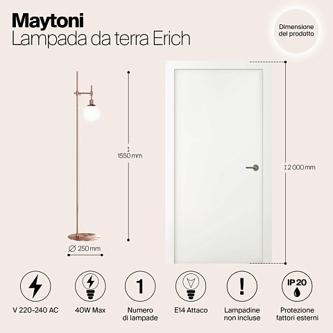 Торшер Maytoni MOD221-FL-01-G