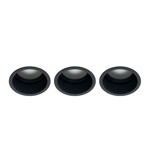 Встраиваемый светильник Nowodvorski Cup 3 Set Black 10794