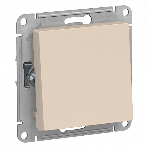 Systeme Electric AtlasDesign Беж Переключатель 1-клавишный, сх.6, 10АХ, механизм