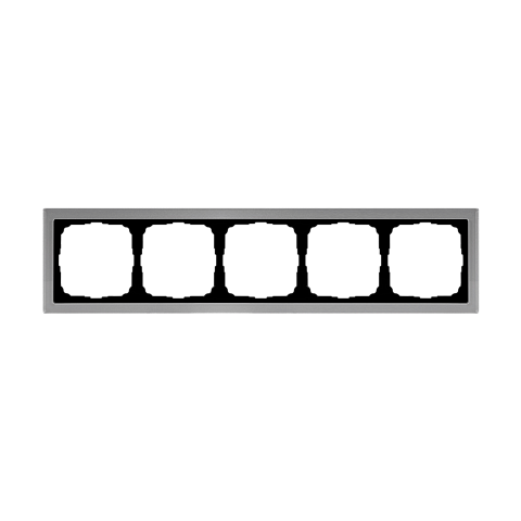 Systeme Electric ArtGallery Pure Органическое стекло Алюминий Рамка 5-ая