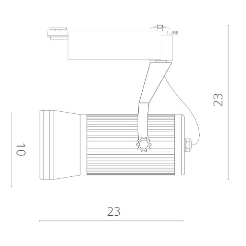 Светильник на шине ARTE Lamp A6330PL-1WH
