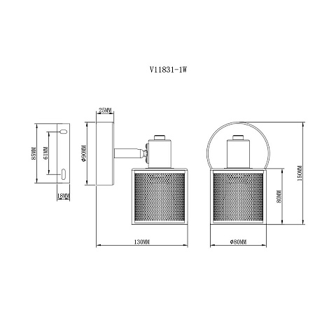 Спот Moderli V11831-1W