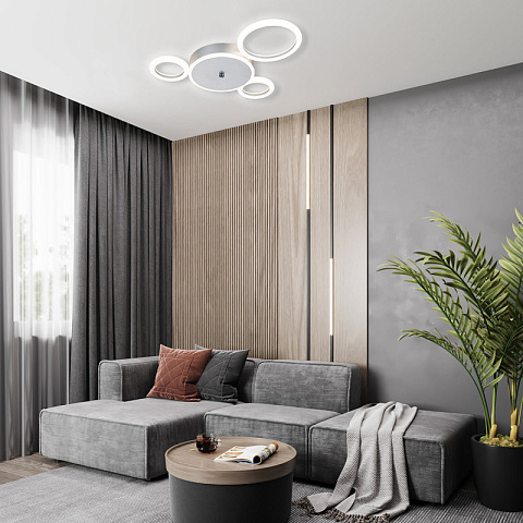 Накладная люстра Escada 10268/4LED Silver