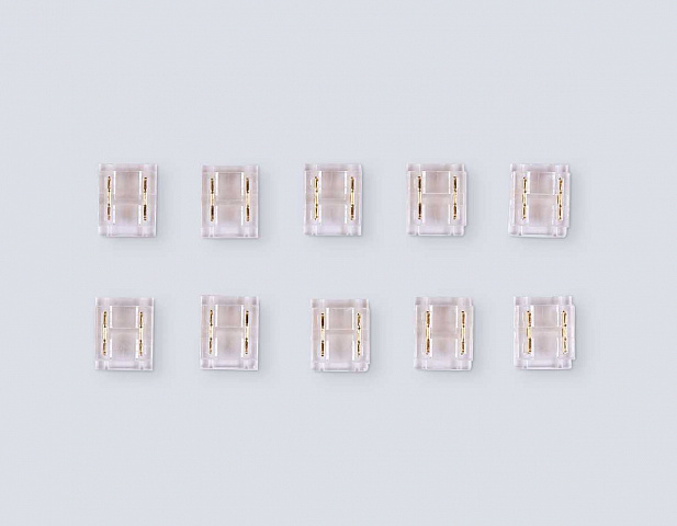 Соединитель прямой  AMBRELLA LIGHT ILLUMINATION COB 12/24V для лент 8/10mm (2 конт.) (10шт. в комплекте) GS6361