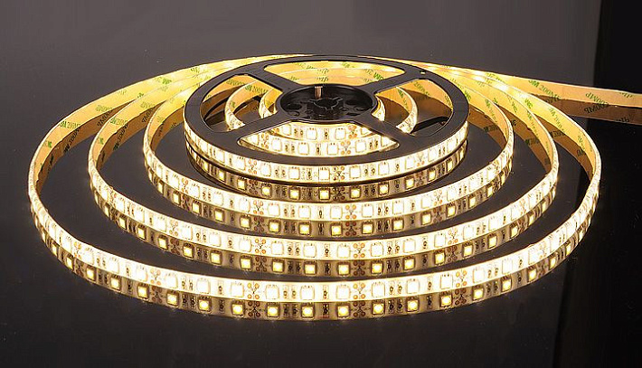 Лента Elektrostandard 5050/60 LED 14.4W IP65 [белая подложка] теплый бел