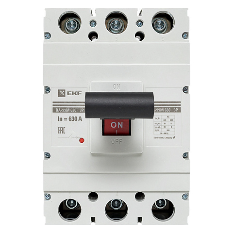 EKF PROxima Автоматический выключатель ВА-99М 630/630А 3P 50кА