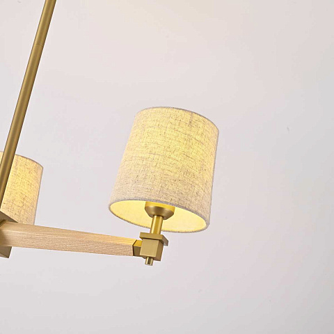 Подвесная люстра Imperium Loft Jorgenson D70 Beige/Light Wood 203577-26