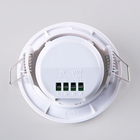Датчик движения Elektrostandard SNS-M-12 8m 2,2-4m 800W IP20 360 Белый