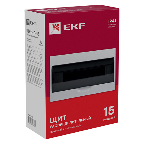EKF PROxima Щит распред. навесной ЩРН-П-15 IP41