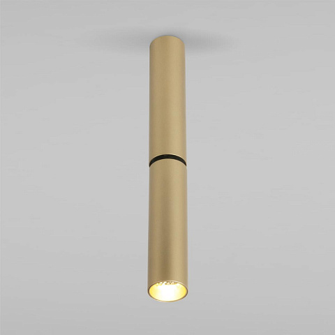 Светодиодный спот Elektrostandard Pika 25029/Led золото a061110