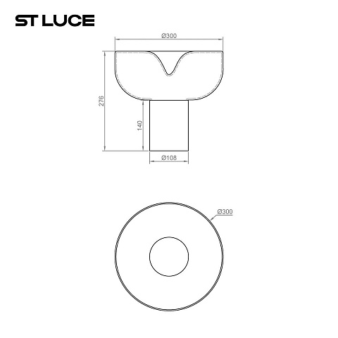 Настольная лампа ST Luce Ripple SL6014.404.01