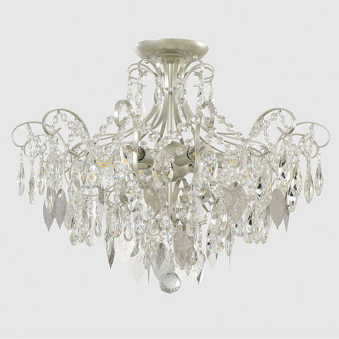 Накладная люстра Crystal Lux ESMIRALDA PL6 SILVER